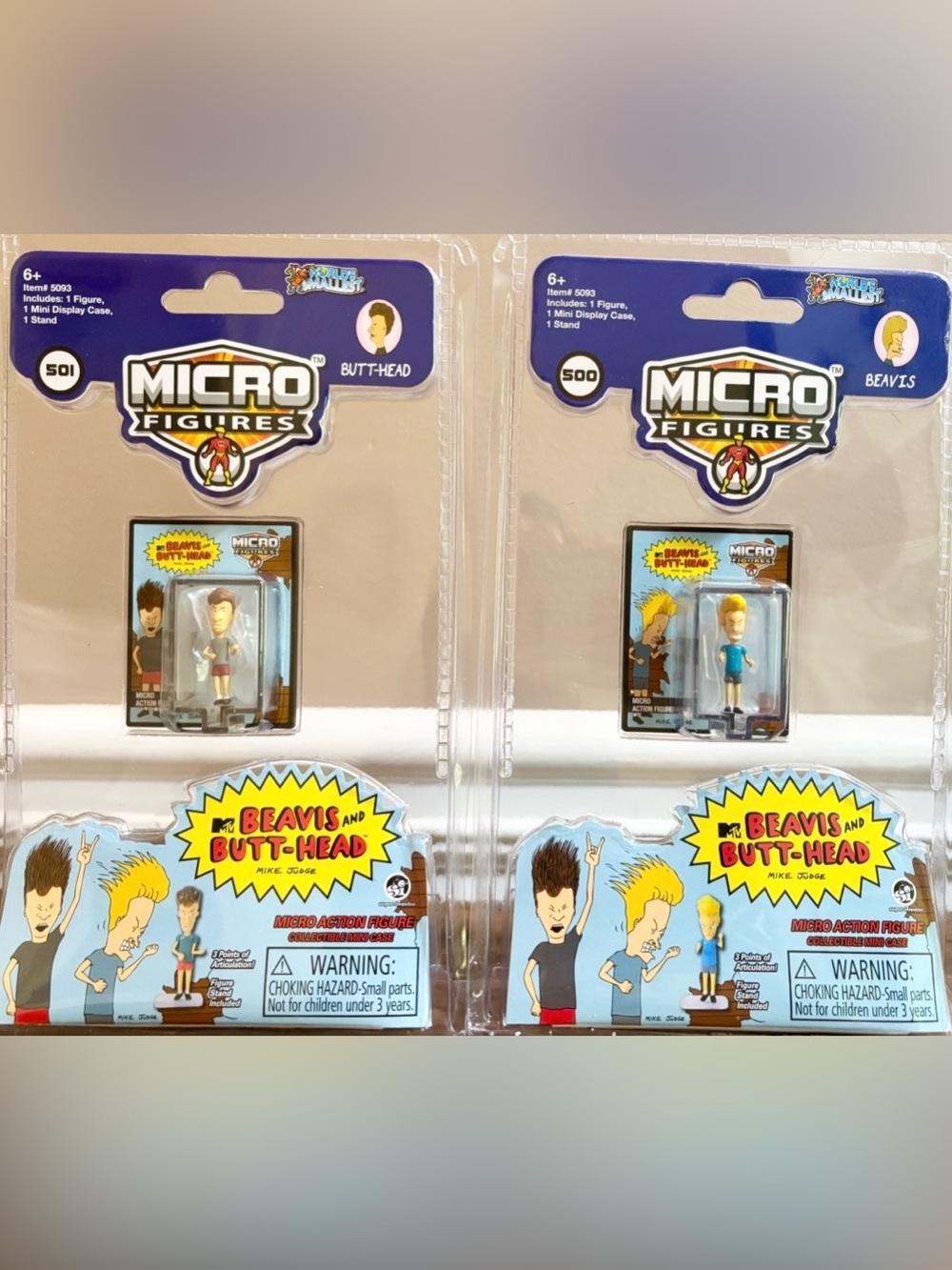 Beavis and Butthead MTV Mini Figures Toy New Rare